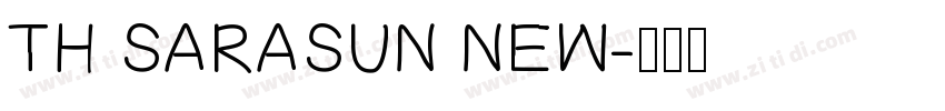 TH SARASUN NEW字体转换